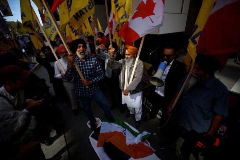 CANADA-INDIA-DIPLOMACY-RELIGION-CRIME-PROTEST